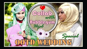 Hijab Tutorial by Didowardah | Asian Wedding Party for Spring Season Collab with BubbleGum Hijab