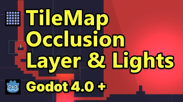 Add lights to your TileMap game using Occlusion layers in Godot 4.0 Tutorial
