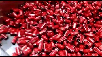 Empty Cough Syrup Bottle Automatic Shrink Sleeve Applicator with Heating Tunnel and Rotating Puck