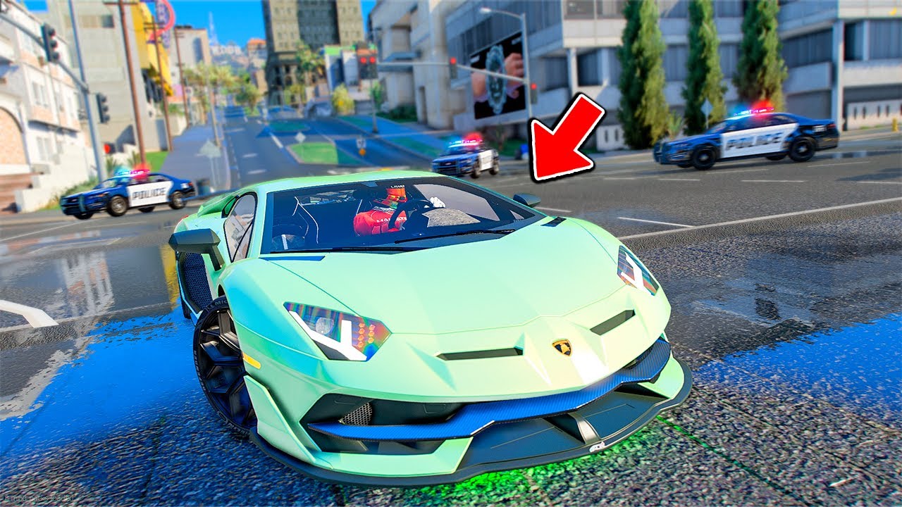 Escapo de la POLICIA con LAMBORGINI tunneado | GTA 5 ROLEPLAY