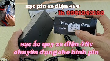 sạc ắc quy 48v xe điện chuyên dụng cho pin lithium