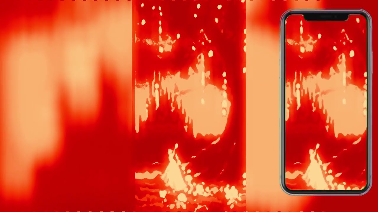 The red flame hot summer landscape eye-catching and relaxing!