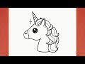 Coloriage Licorne Kawaii Dessin Kawaii A Imprimer