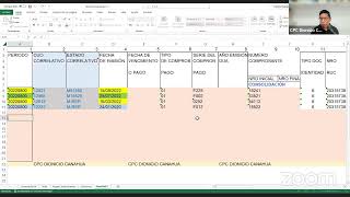 Electronic Purchase Register. Scope of Columns