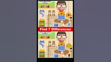 Find 7 difference | Can you find all differences #shorts #gaming #viral