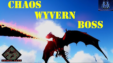 Defeating The Chaos Guardian Wyvern - Ark Primal Fear