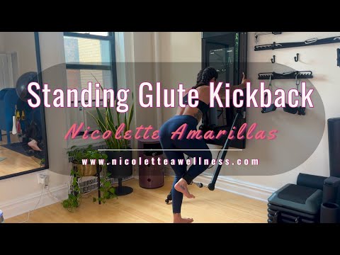 Video: standing glute kickback