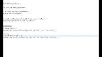 TAMIL SPRING FRAMEWORK @POSTCONSTRUCT @PREDESTROY DEMO