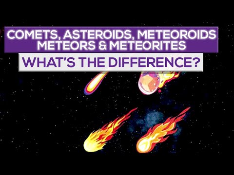 What&rsquo;s The Difference Between Comets, Asteroids, Meteoroids, Meteors & Meteorites?