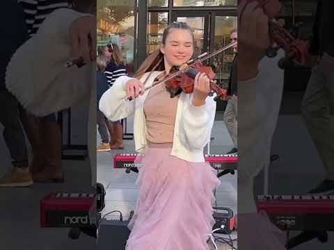 Karolina Protsenko (16 yrs) with Dovydas - Kashmir short clip (by Led Zeppelin)(Nov 10, 2024)