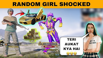 RANDOM RICH GIRL PROPOSED ME🥰 & GOT SHOCKED AFTER SEEING MY MYTHIC OUTFIT😳| BEST NOOB PRANK |