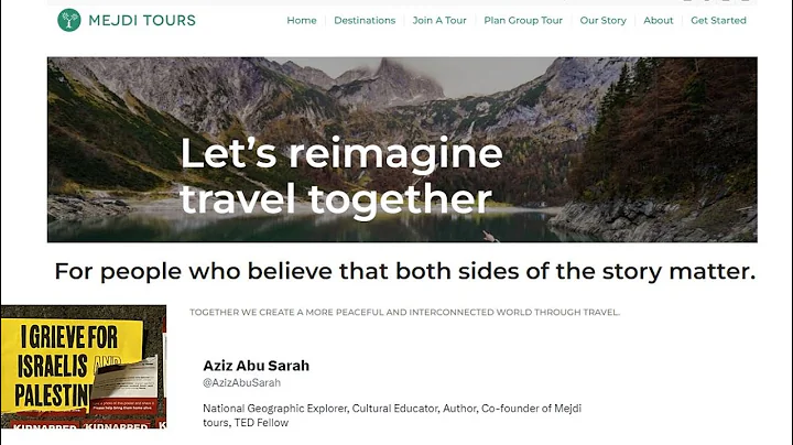 Aziz Abu Sarah on  the crisis in the Middle East & why we need more respectful & meaningful travel