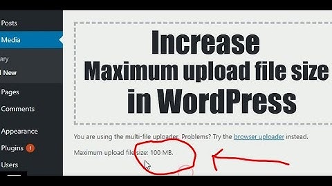 How to Increase Maximum Upload File Size in WordPress Using Cpanel