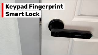 Smart Fingerprint Door Lock | Keyless Entry for Bedroom, Apartment & Office – Fast Auto Lock