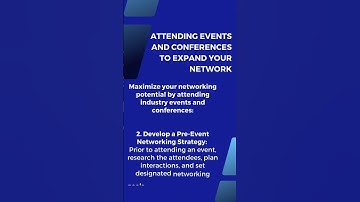 Attending Events and Conferences to Expand Your Network