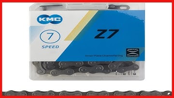 KMC, Z7, Chain, Speed: 6/7/8, 7.3mm, Links: 116, Grey