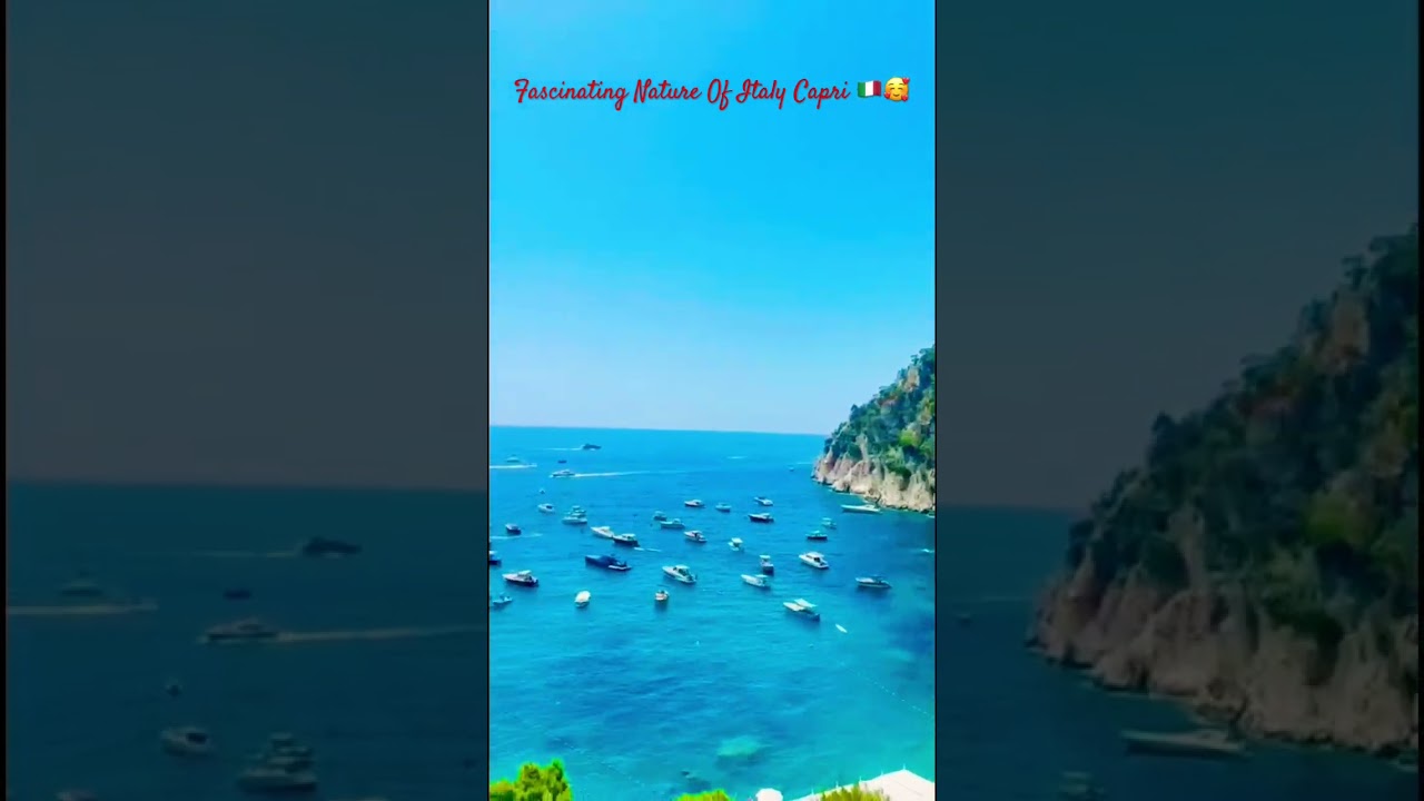 👍4K Fascinating Nature Of Italy Capri 🇮🇹🥰