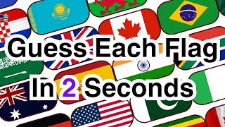 Can you Guess each Flag In 2 sec ?... | Under Quiz