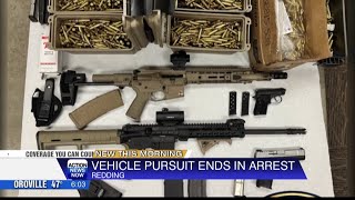 Redding police catch wanted man after wild chase
