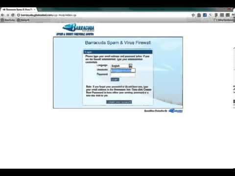 How to Reset Your Password on a Barracuda Spam Filter