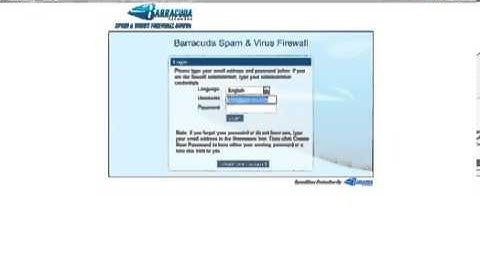 How to Reset Your Password on a Barracuda Spam Filter