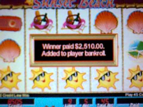 Hawaiian sunset slot machine