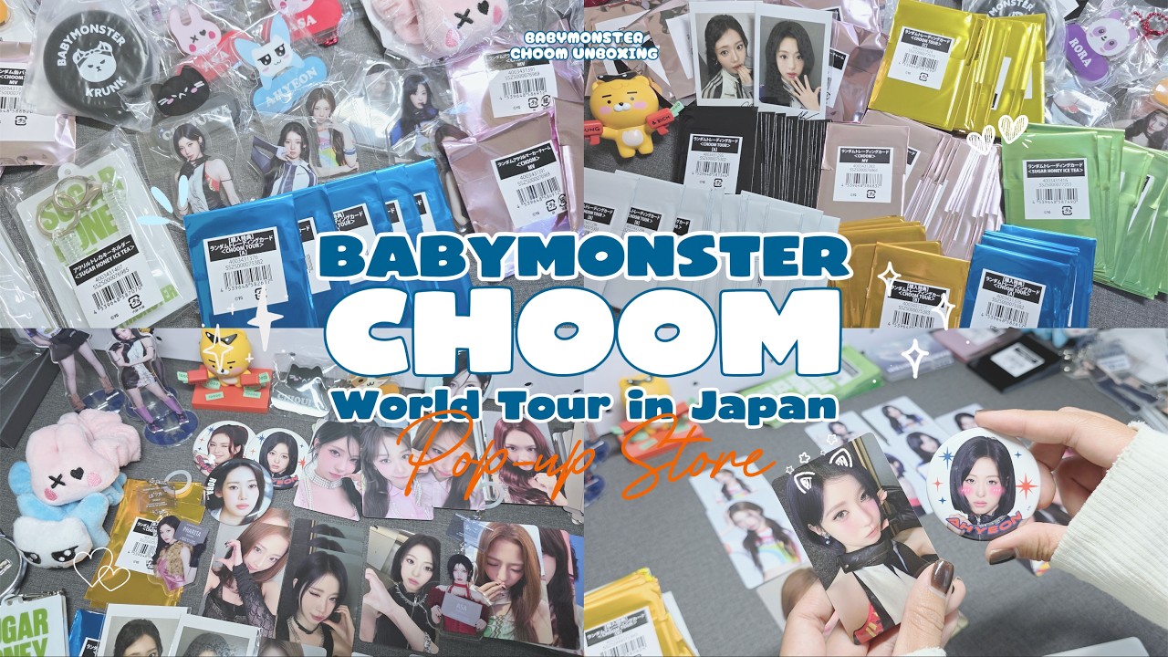 BABYMONSTER THANKS MONSTIEZ POP UP JAPAN Unboxing #babymonster