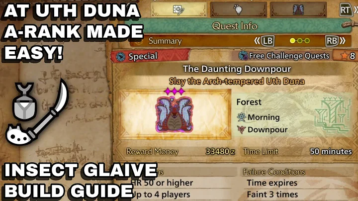 Struggling with Uth Duna? This Insect Glaive Build Got Me A-Rank