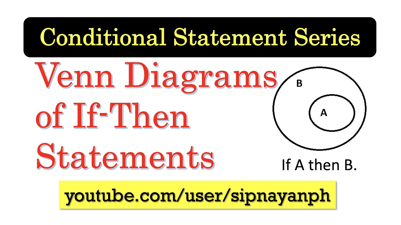 How To Write A Conditional Statement From A Venn Diagram