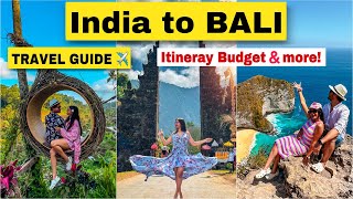 INDIA to BALI complete TRAVEL GUIDE 2024 | Flights, VISA, Itinerary, Best time & full COSTBREAKDOWN