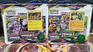 Opening BOTH Unified Minds 3 Pack Blisters of Pokemon Cards!