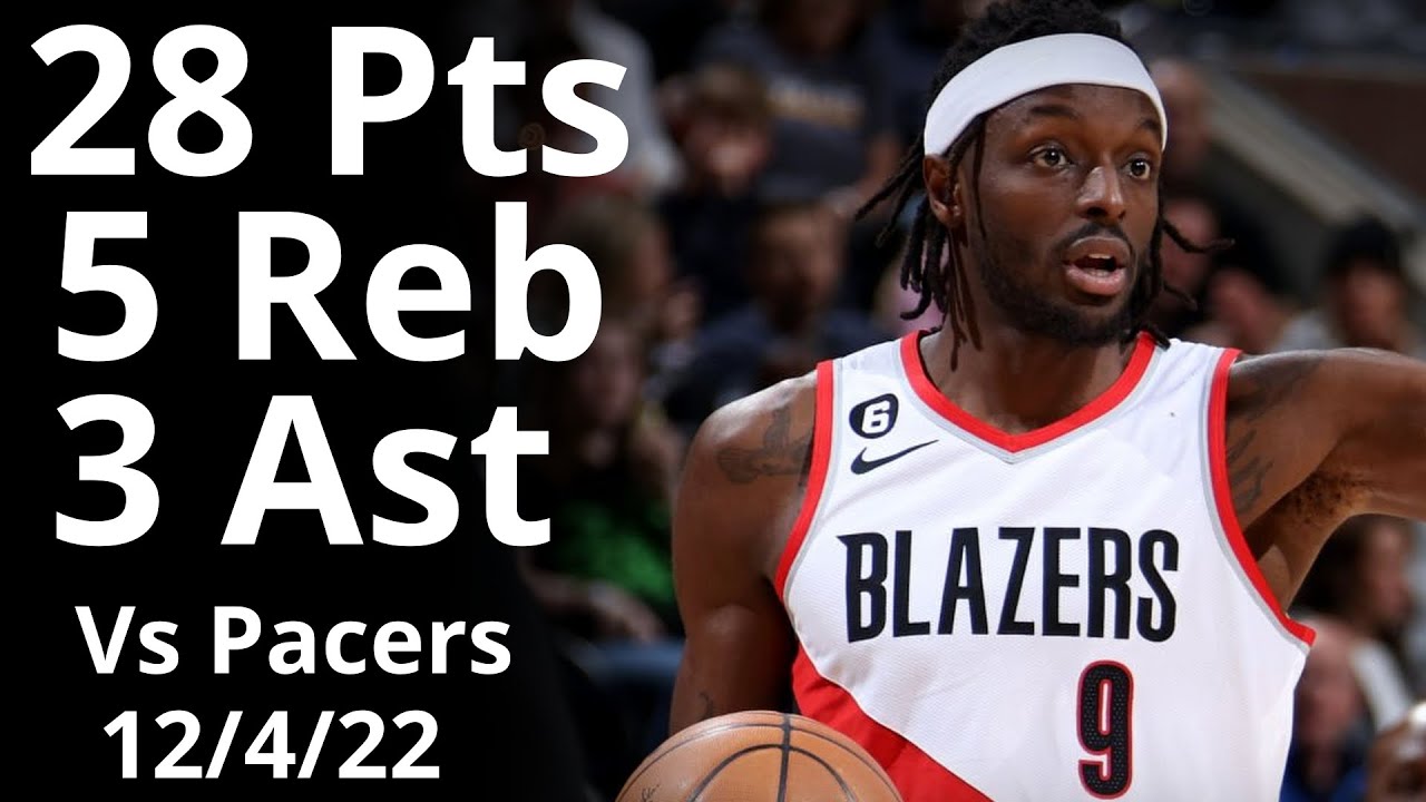 Jerami Grant 28 Pts 5 Reb 3 Ast vs Pacers Highlights - YouTube