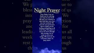 Night Prayer 106🧎🏾‍♀️#prayer #nightprayer #jesuschrist  #jesus