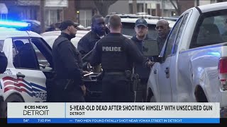 5-year-old dies after accidental shooting in Detroit