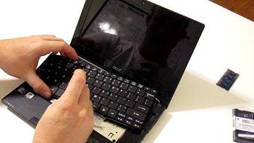 How To Upgrade RAM Memory to 2GB on an ACER Aspire One D255E D255 Netbook