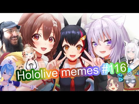 REACTION Hololive {memes} #116 by Catschais