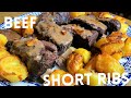 Beef Short Ribs in Red Wine Sauce in the oven- Cheaper, Delicious and Easy Sunday Roast - Brasato