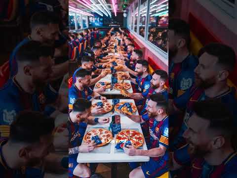 100 Messi And Ronaldo's Raiding Domino's🤔😂 #shorts #football #soccer