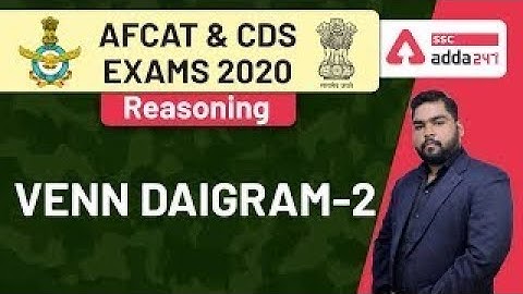 Venn Diagram (Part-2) | Reasoning | AFCAT & CDS Exams 2020