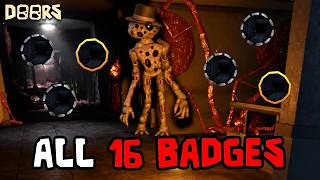 How To Get All 16 NEW BADGES in DOORS THE STAIRWELL ACCESS GRANTED UPDATE!!! #doors #roblox