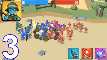 Stick Army : War Strategy Game (Early Access) Part 3 Level 49 - 65 Gameplay (Android, iOS)