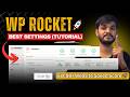 WP Rocket WordPress Plugin Setup &amp; Settings in Hindi ~ Best Setting Tutorial || Speed to 98+ Score 🚀