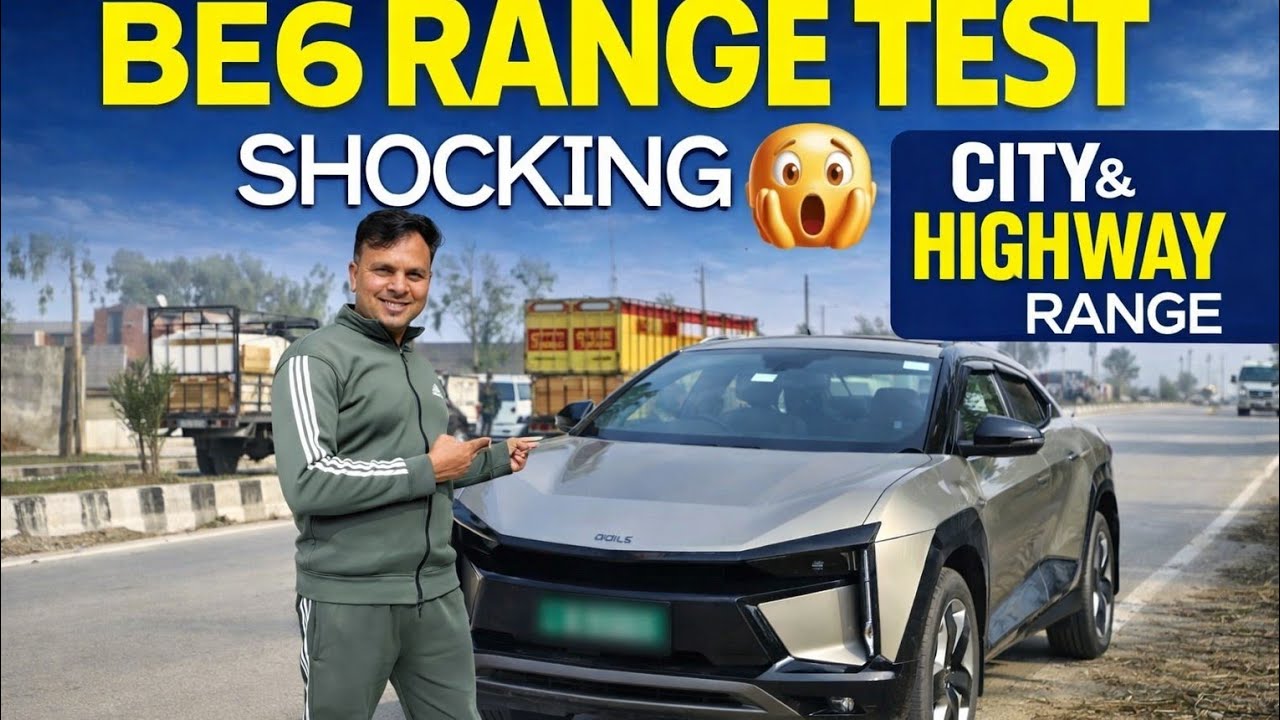 Mahindra BE6 Ka Asli Range Test | Kaithal to Sirsa Up-Down | Highway Performance