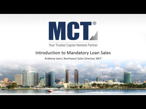 MCT Webinar - Introduction to Mandatory Loan Sales