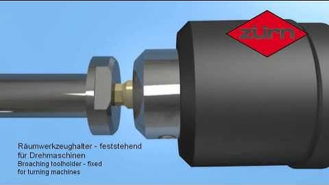 Räumwerkzeughalter / Räumhalter feststehend für Drehmaschinen - Broaching toolholder