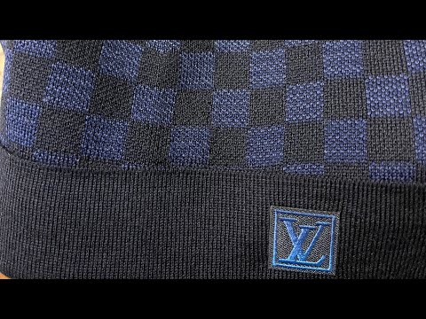 Louis Vuitton Petit Damier Gradient Blue Beanie Unboxing / Review