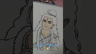 Har har Mahadev 🙏# Mahadev drawing ❤️
