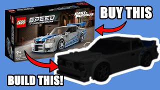 TOP 5 Alternate Builds for Lego Speed Champions set 76917 2 Fast 2 Furious Nissan Skyline GT-R (R34)