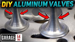 DIY aluminum valves - 3 times lighter than stock