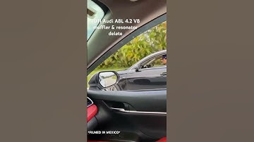 2011 Audi A8L muffler & resonator delete #cars #V8 #audi #FSI #quattro #exhaust